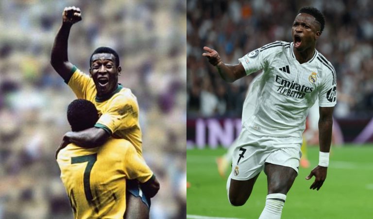 A Vinicius Jr ya le atribuyen encantos a lo «Rey Pelé» tras su mágica noche en Champions